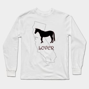 California Horse Lover Gift Long Sleeve T-Shirt